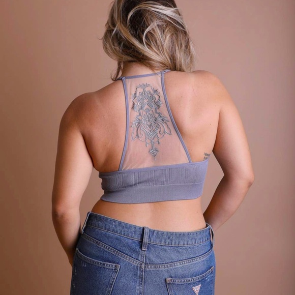 Plus Size Racerback Bralette - Picture 2 of 2